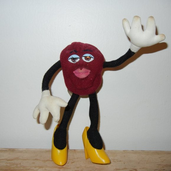 VINTAGE Lot of 4 1988 Hardees Applause California Raisins 6" Bendable Plush Toy - Picture 3 of 10